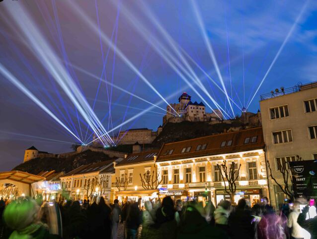 Laserová šou, Trenčín 2026,