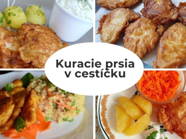 Základ rovnaký a predsa vždy iné: Hľadáte inšpiráciu na rýchly nedeľný obed? Stavte na vyprážané kuracie prsia v cestíčku