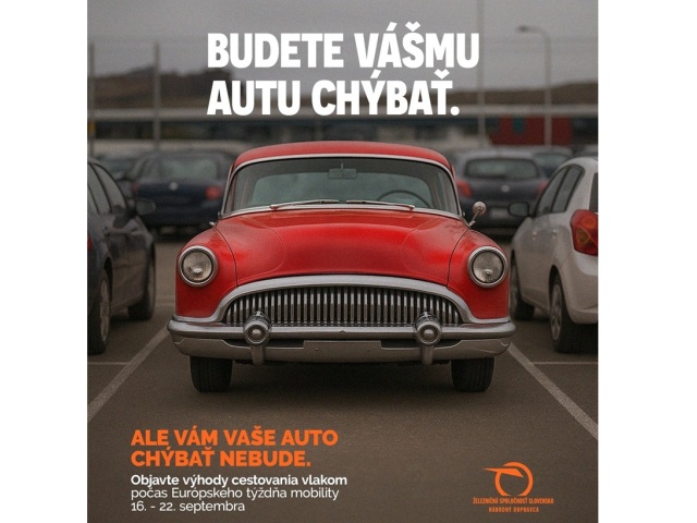 ZSSK pocas Europskeho tyzdna mobility ocenila cestujucich  ktori nechali svoje auto doma a rozhodli sa cestovat ekologicky vlakom