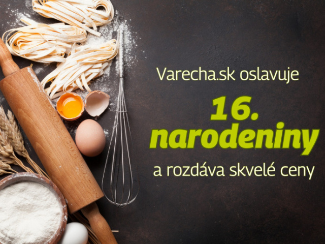 Narodeninová súťaž: Varecha.sk oslavuje a na vás čakajú hodnotné ceny!