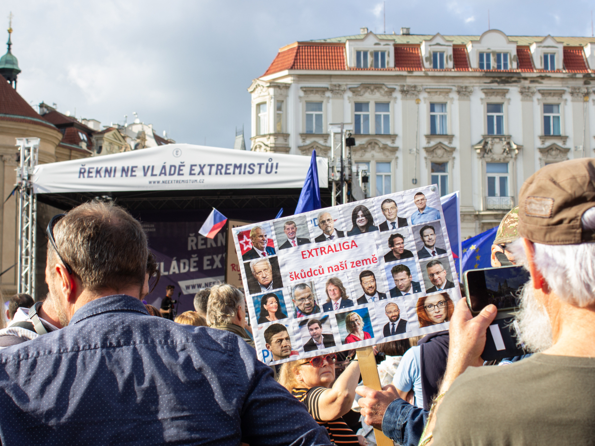 ČR voľbyČR25 zhromaždenie demokracia podpora