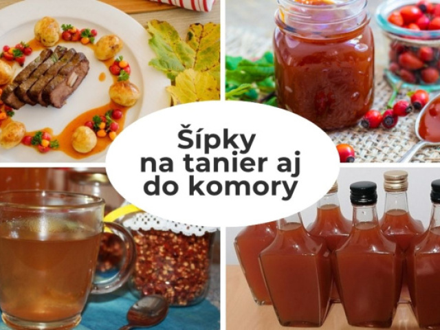 Na tanier aj do komory: Šípky nemusia skončiť len v čaji. 13 tipov, čo všetko sa z nich dá urobiť