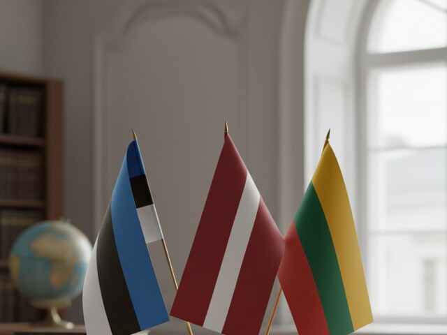 Vlajky Estónska, Lotyšska a Litvy