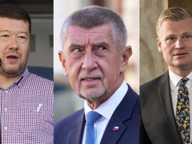 okamura, babiš, turek