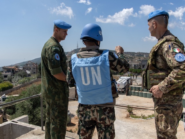 Príslušníci misie OSN UNIFIL