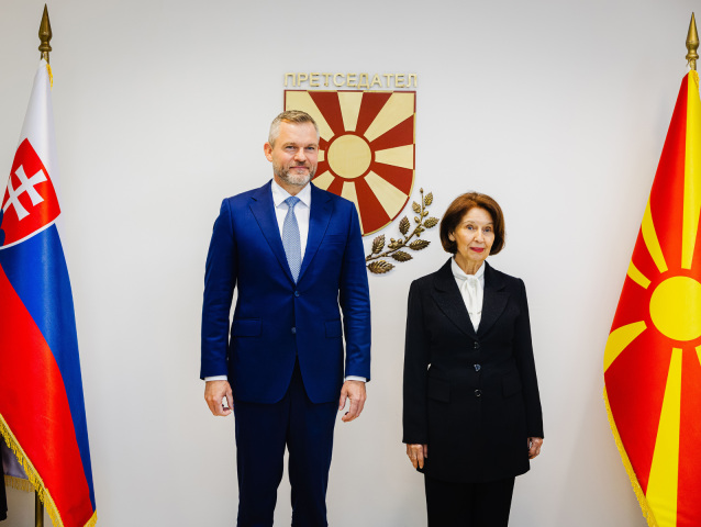 Severné Macedónsko SR Pellegrini stretnutie diplomacia, Gordana Siljanovská-Davková