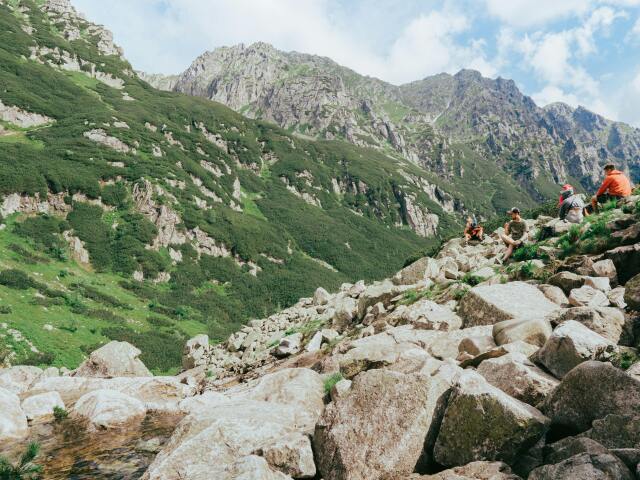 Vysoké Tatry, turisti, Poľsko, dovolenka, hory, kopce, turistika, cestovanie, Zakopané