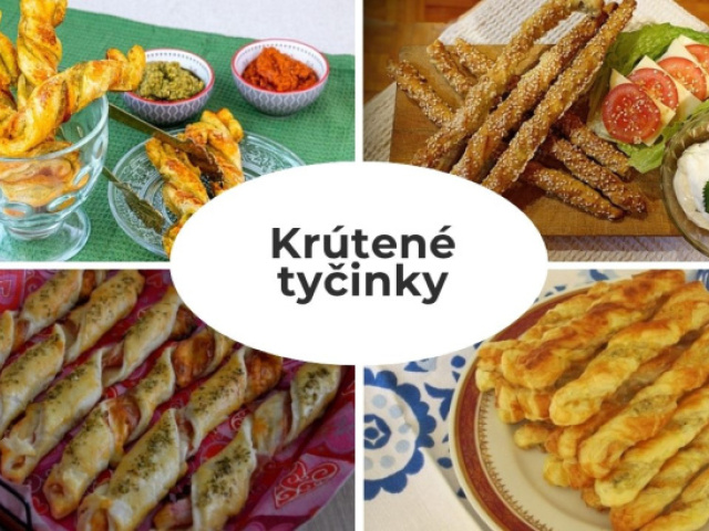 Rýchle aj náročnejšie: 10x krútené tyčinky. Z lístkového, zemiakového aj kysnutého cesta