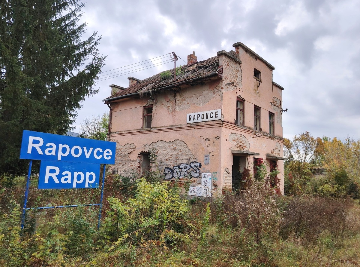 budova, skládka, odpad, Rapovce