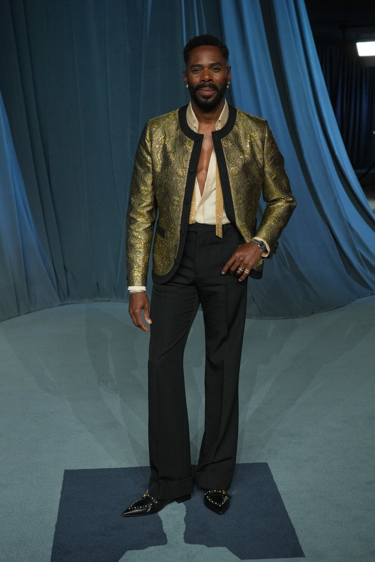 Herec Colman Domingo v kreácii Valentino.