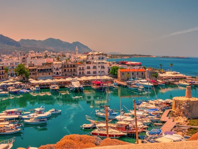 Cyprus, kyrenia, more, dovolenka, cestovanie