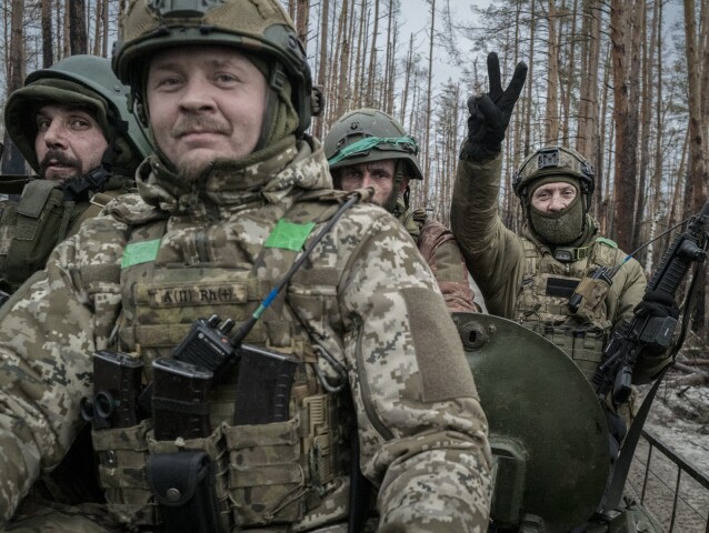 ukrajinskí vojaci, vojna na Ukrajine, Donbas