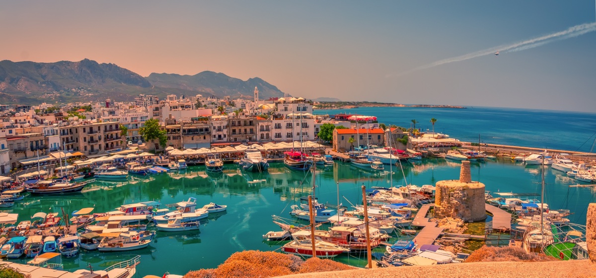 Cyprus, kyrenia, more, dovolenka, cestovanie