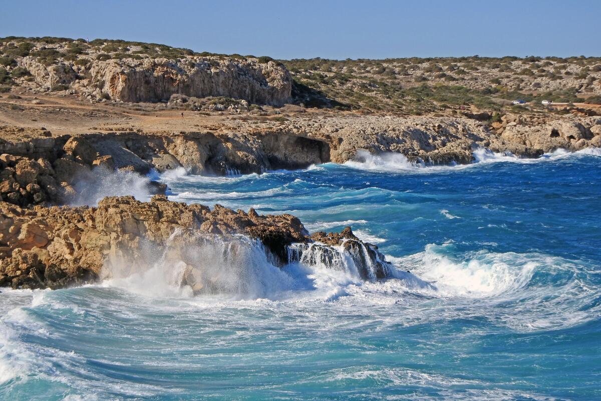 Cyprus, more, pláž, dovolenka, cestovanie