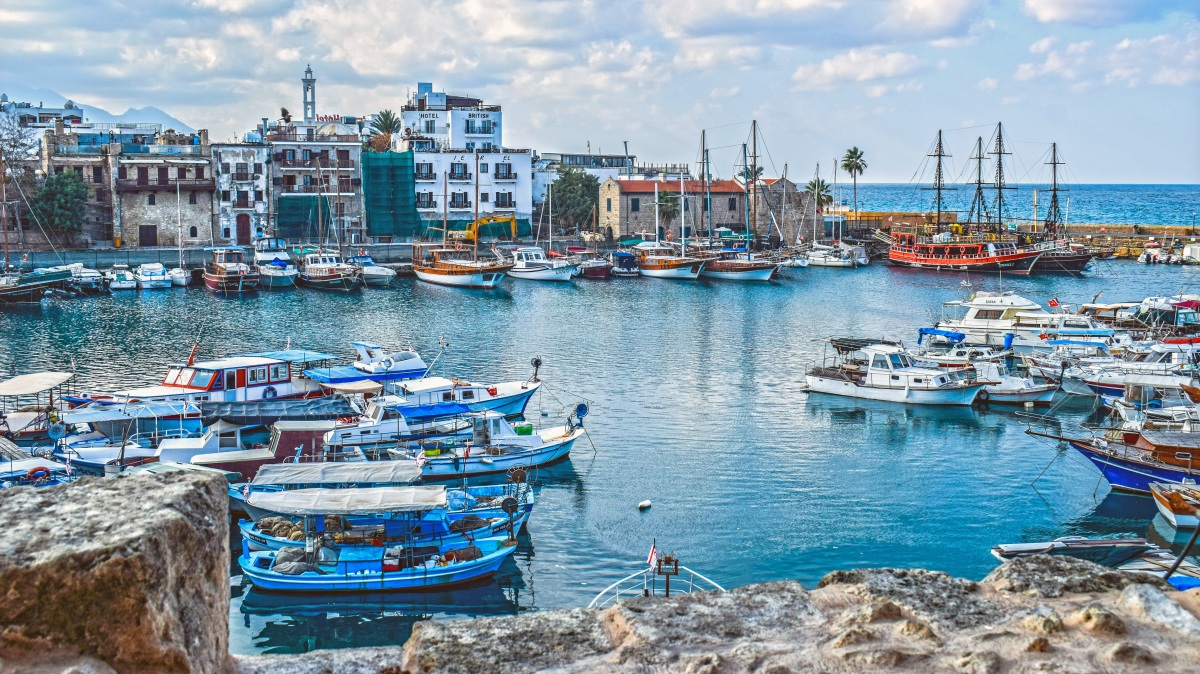 Kyrenia, Cyprus, dovolenka, more