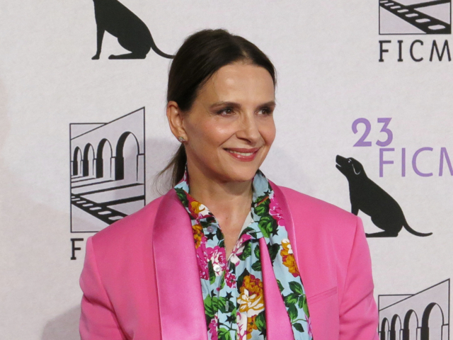 Francúzska herečka Juliette Binoche na filmovom festivale v Mexiku.