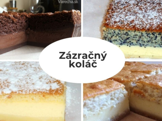 6x zázračný koláč: Stačí len zamiešať cesto, naliať na plech a upiecť. Ale ten výsledok vás zaručene prekvapí