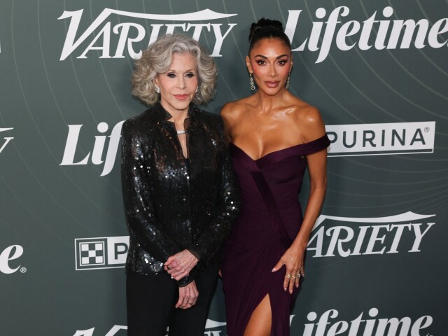 Jane Fonda (vľavo) a herečka a speváčka Nicole Scherzinger