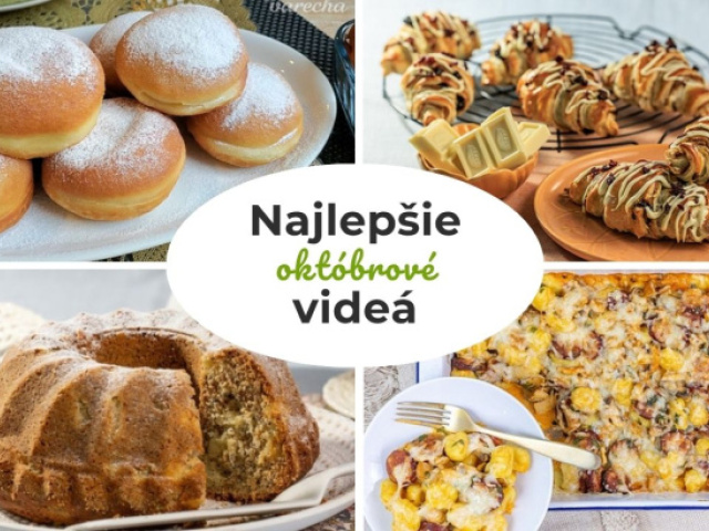 15 najsledovanejších októbrových videí. Tieto slané a sladké kreácie sa hodia aj na váš stôl