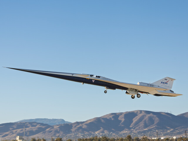 Lockheed Martin X59 nadzvukové lietadlo NASA