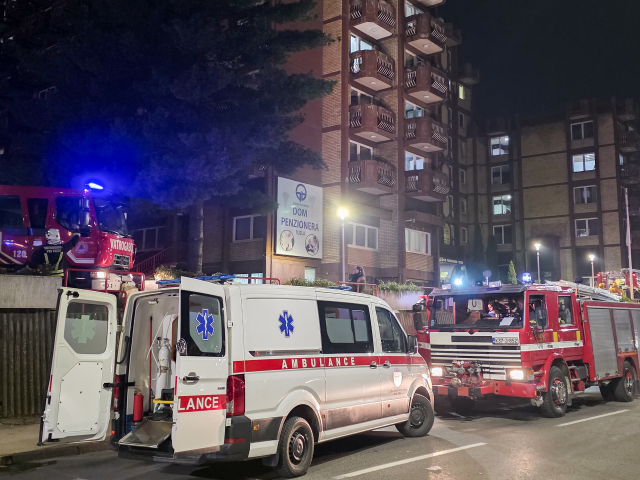 bosna, domov seniroov požiar