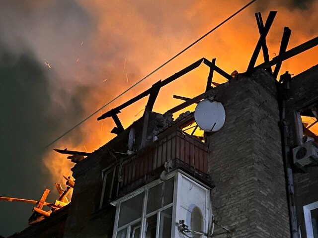Kamjanske po ruskom útoku 6. novembra 2025