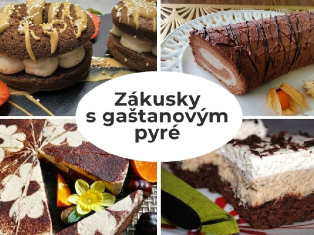 Víkendové pečenie: 10 receptov na lahodné krémové zákusky s gaštanovým pyré