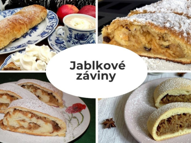 Jablkové záviny: Tradičné kysnuté, ale aj rýchle z pivného či šľahačkového cesta 