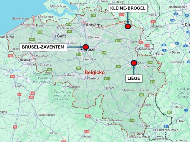 Prelety neznámych dronov v Belgicku