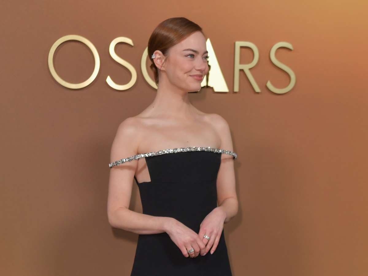Emma Stone v kreácii Louis Vuitton.