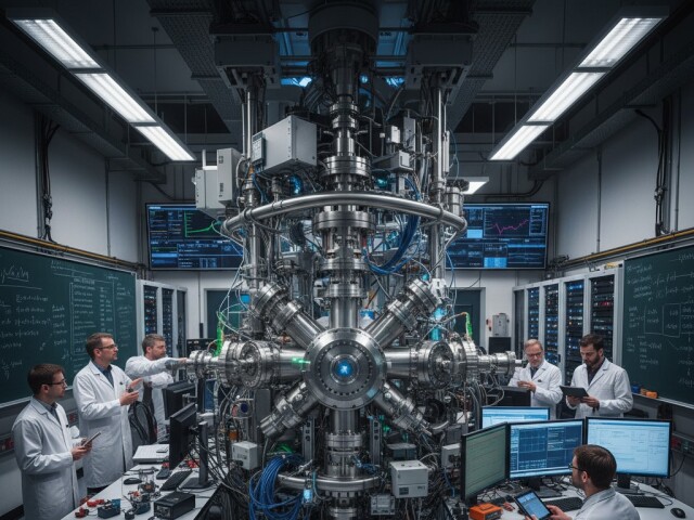 Fyzikálne laboratórium - obrázok vytvorený AI
