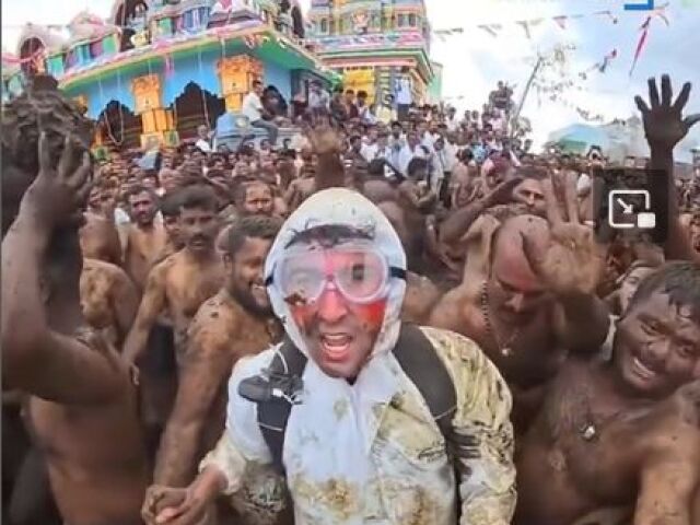India, Gorehabba, hnoj, festival, cestovanie, dovolenka