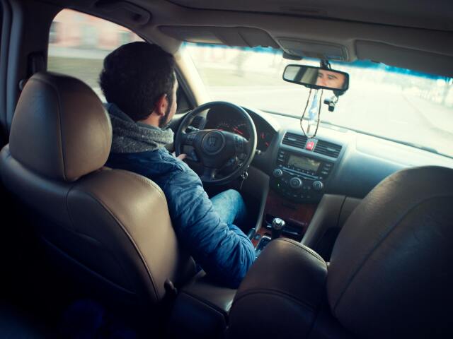 vodič, šofér, auto, volant, doprava, jazda, cesta, cestovanie, Honda, premávka