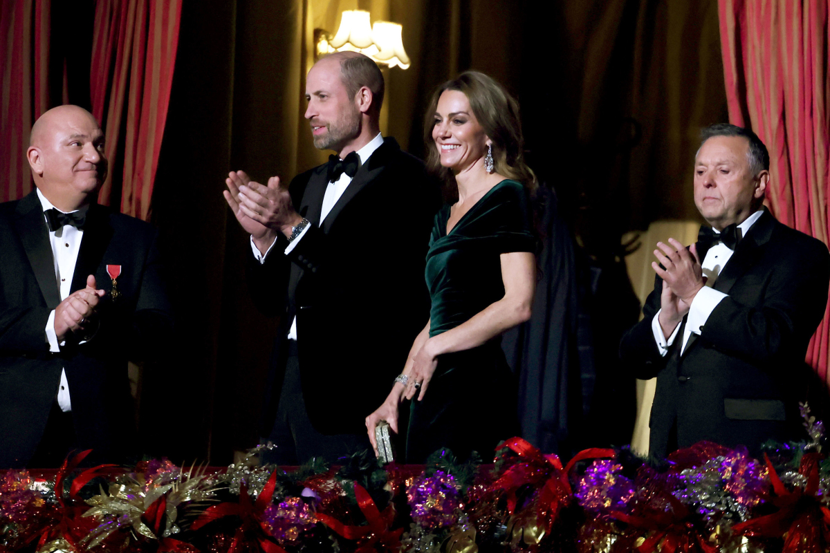 Princ William a jeho manželka Kate, princezná z Walesu. 