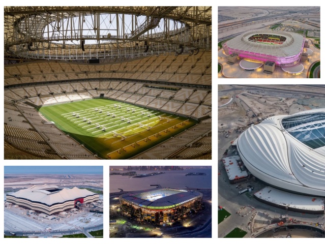 Štadióny MS v Katare 2022