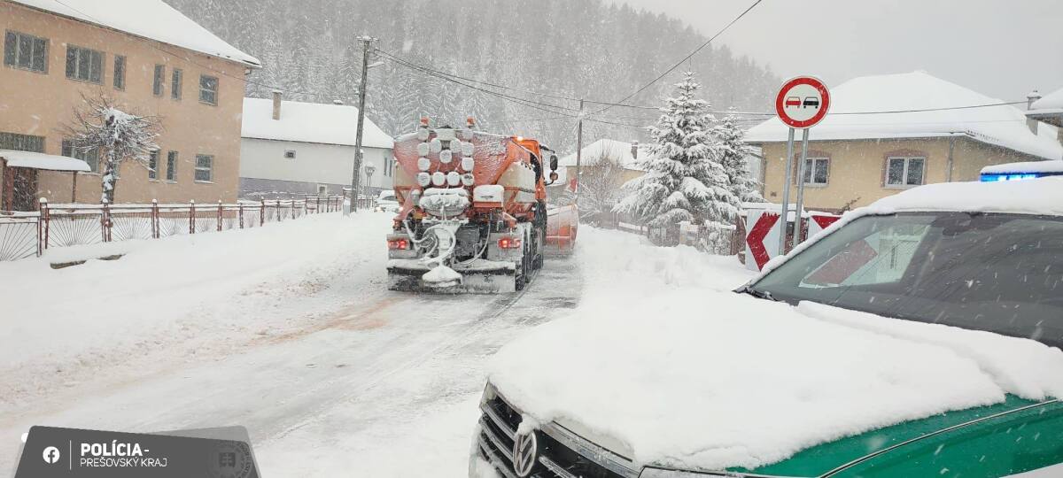 Snehová kalamita v Prešovskom kraji