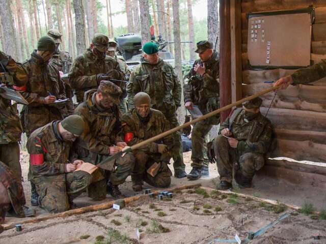 Výuka príslušníkov Bundeswehru
