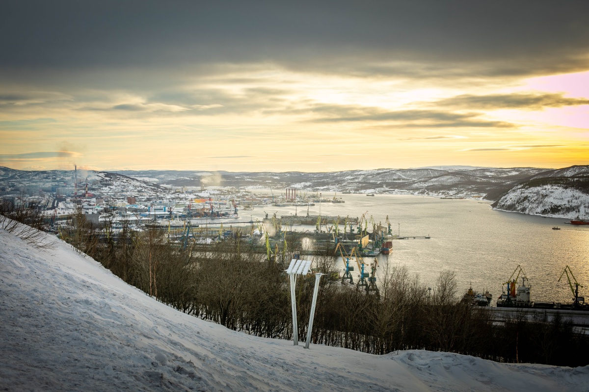 Murmansk, Rusko, zima