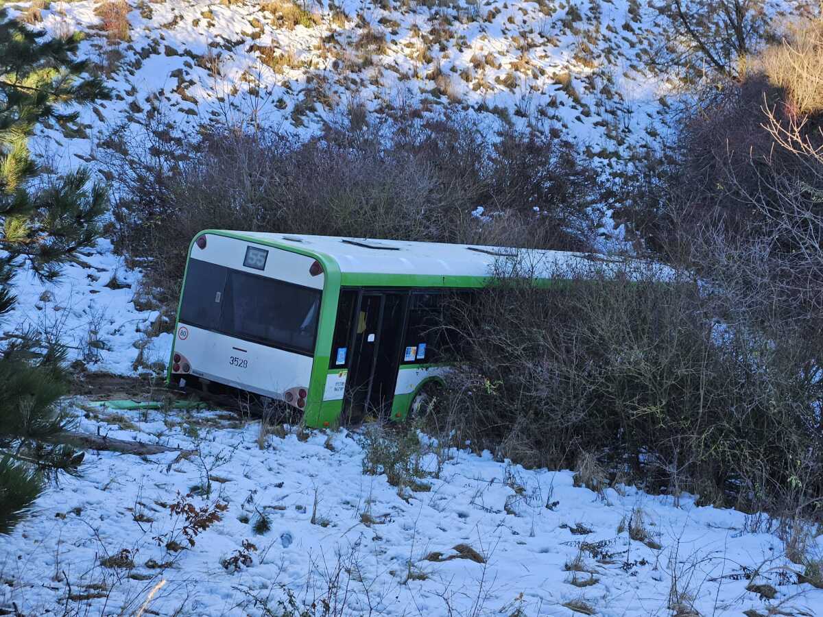 Havarovany autobus MHD1