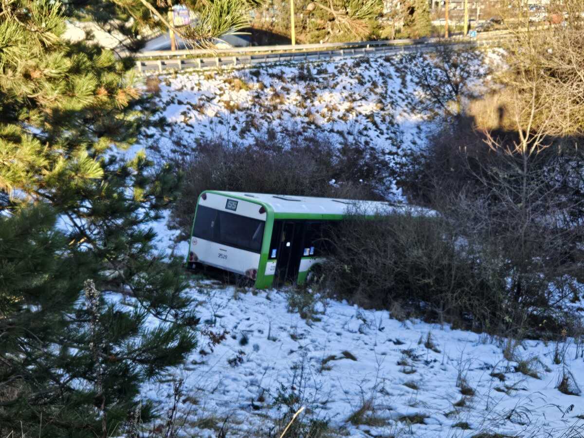 Havarovany autobus MHD