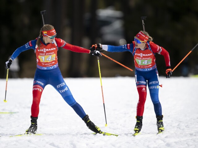štafeta Slovensko biatlon