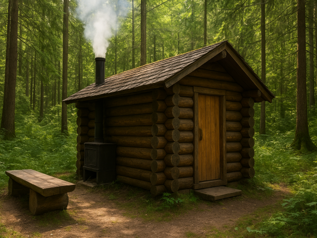 lesná sauna