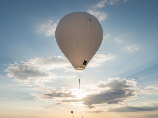 Meteorologický balón - obrázok vytvorený AI