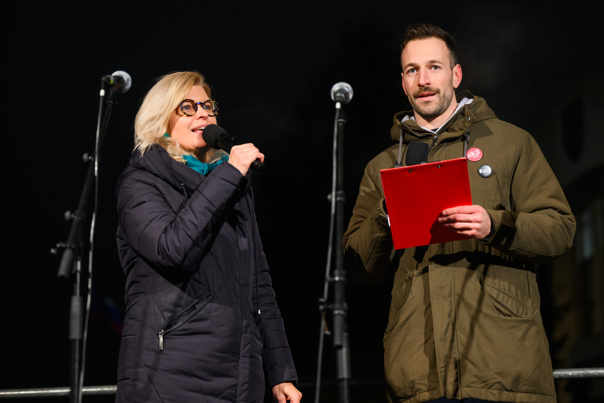 SR protest pochod ÚOO rušenie BAX