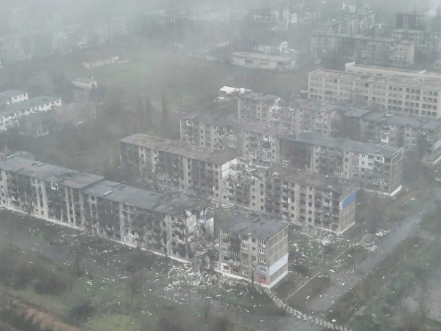 Russia Ukraine War Myrnohrad