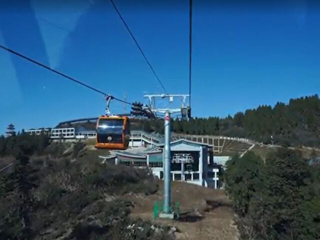 lanovka, čína