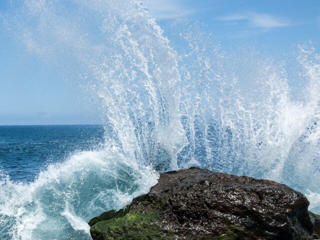 Tenerife, vlny, oceán