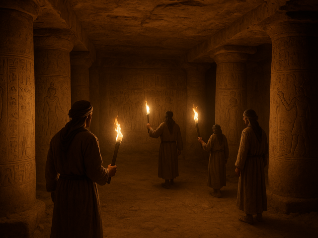 staroveký Egypt, svätyňa, Gíza, chodby, podzemie