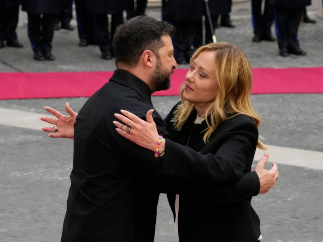 vojna na Ukrajine, Volodymyr Zelenskyj, Giorgia Meloniová