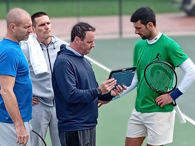Mark Kovacs, Novak Djokovič